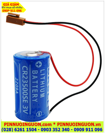 DKSLL CR23500SE (Zắc NÂU), Pin nuôi nguồn DKSLL CR23500SE lithium 3V 5000mAh chính hãng